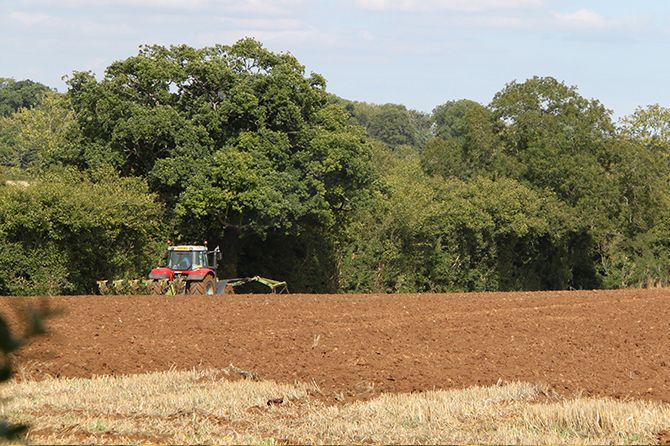 Ploughing field Sherston Parish